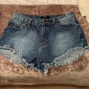 High waisted shorts